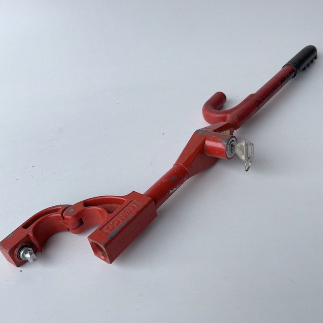 CAR ACCESSORY, Club Steering Lock - Red